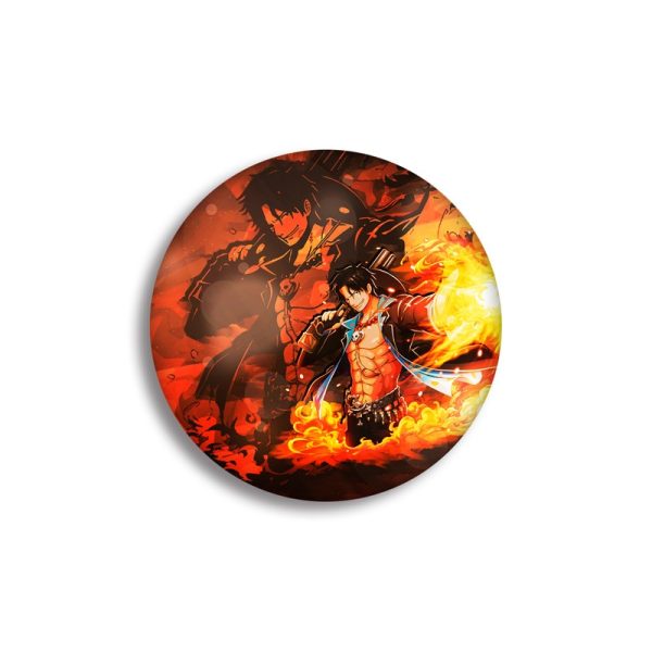 Broche One Piece Feu