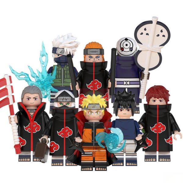 Pack de mini-figurines de LEGO Naruto - Obito, Naruto, Sasuke, Kakashi et plus – Image 2