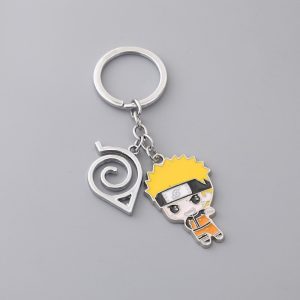 Porte-clés Naruto avec logo de Konoha