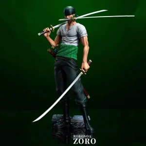 Figurine One Piece Zoro avec Deux Têtes