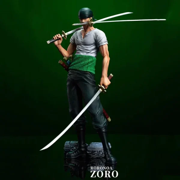 Figurine One Piece Zoro avec Deux Têtes