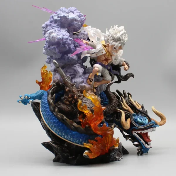 Figurine One Piece Luffy vs Kaido Gear 5 – Image 3