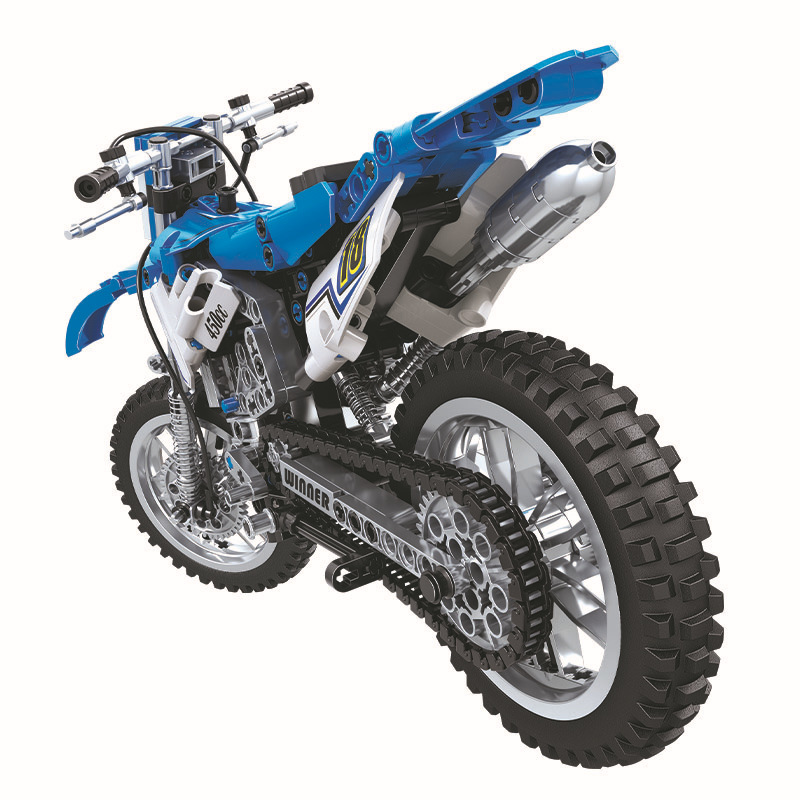 Moto Cross compatible avec briques LEGO Technic – Image 4