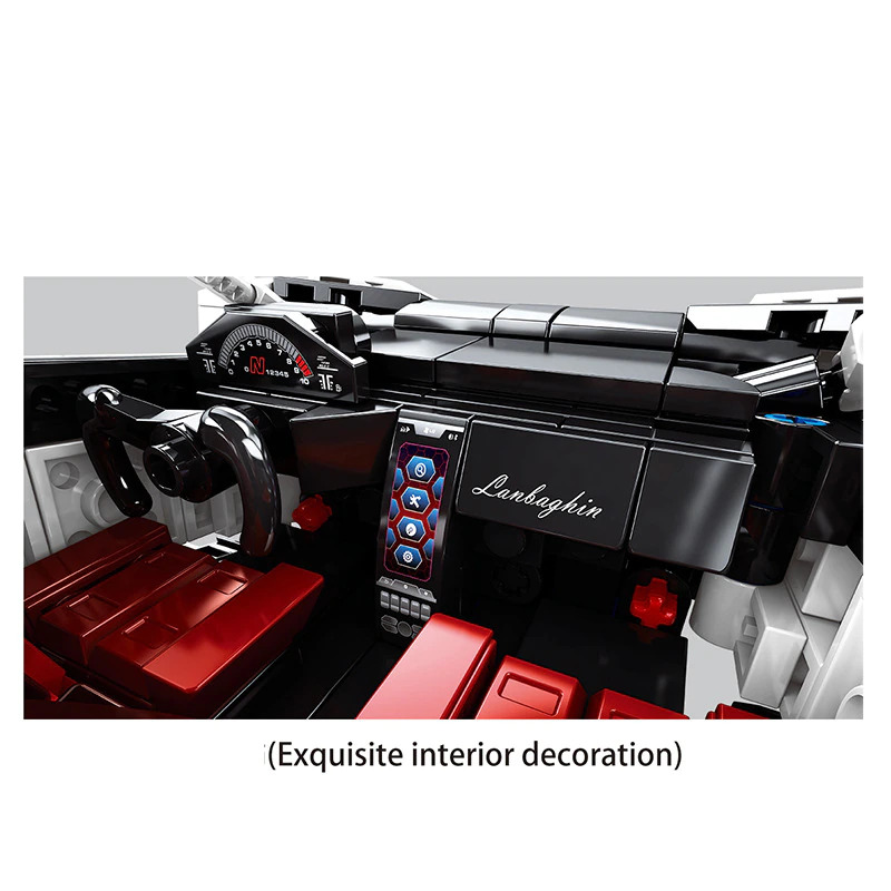 Voiture Sport S96 compatible avec briques LEGO Technic – Image 5