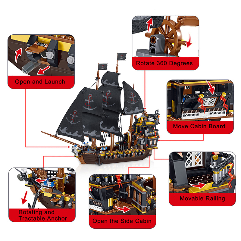 Lego Technic Bateau Pirate – Image 3
