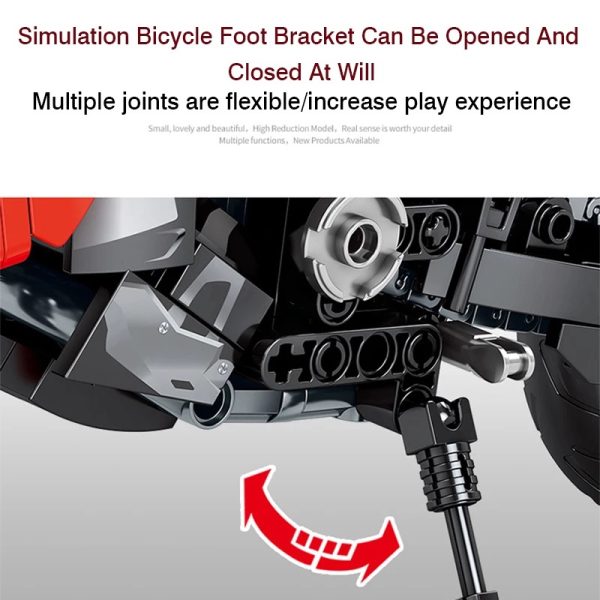 Moto Ducati compatible avec briques LEGO Technic – Image 5