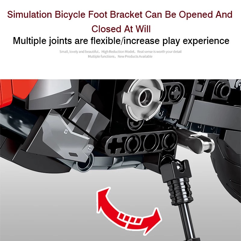Moto Ducati compatible avec briques LEGO Technic – Image 5