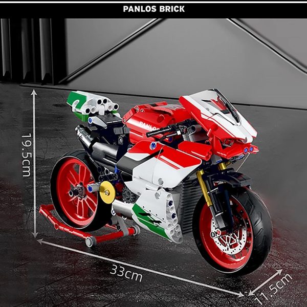 Moto Sport Panlos 1299 compatible avec briques LEGO Technic – Image 5