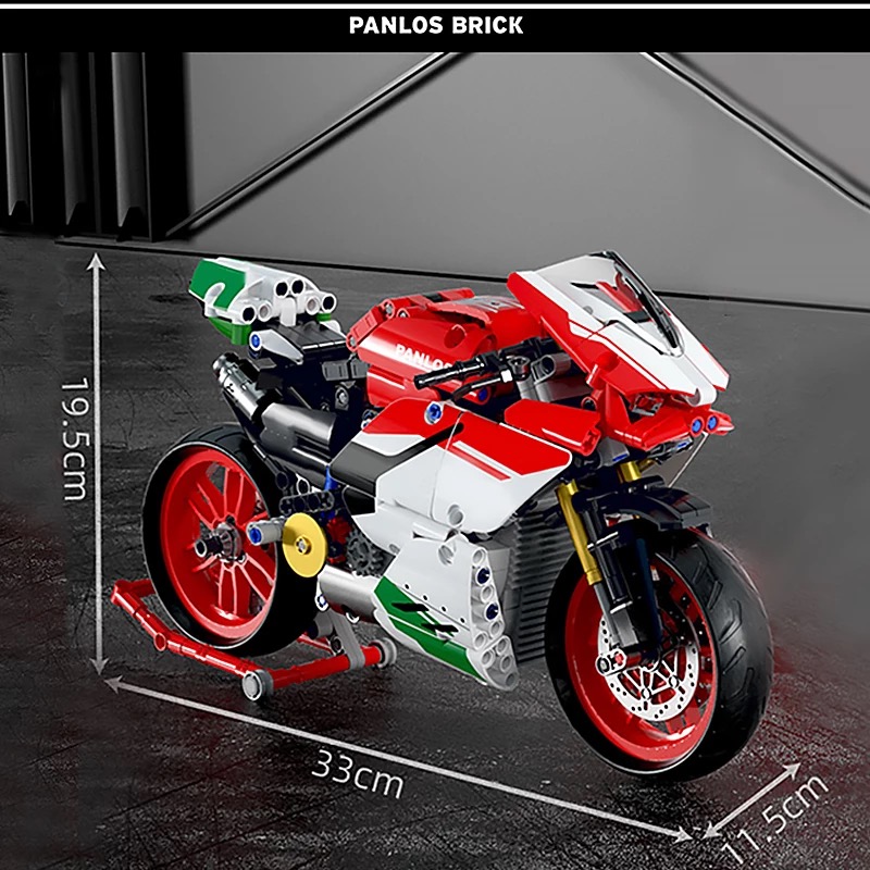 Moto Sport Panlos 1299 compatible avec briques LEGO Technic – Image 5