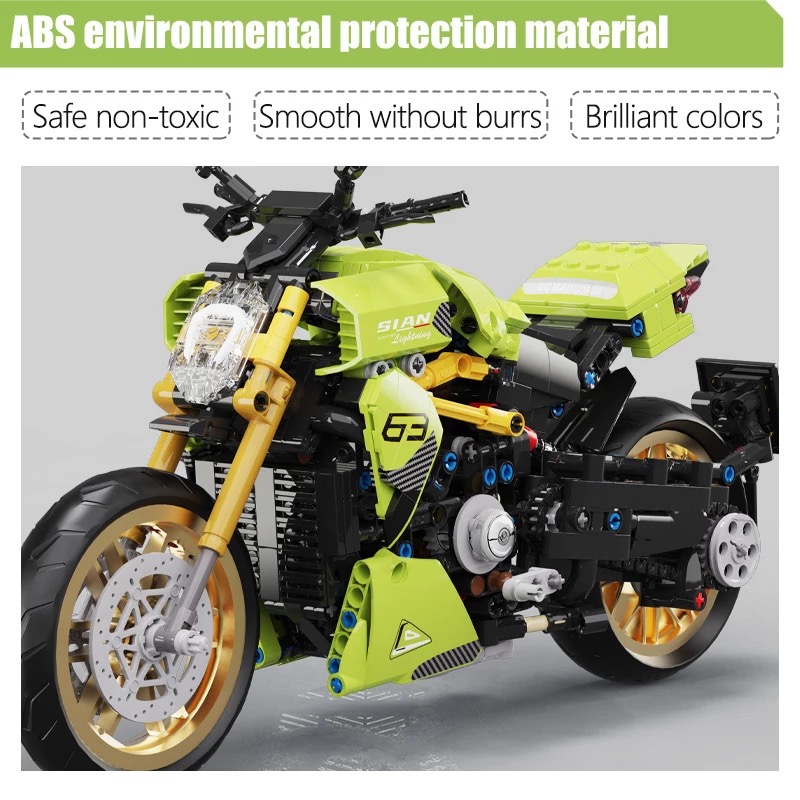 Sport SIAN NA12 compatible avec briques LEGO Technic – Image 5