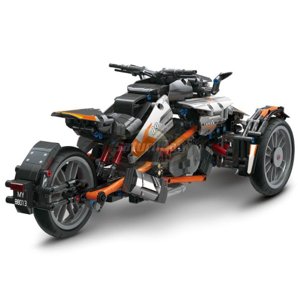 Moto Bombardier compatible avec briques LEGO Technic – Image 2