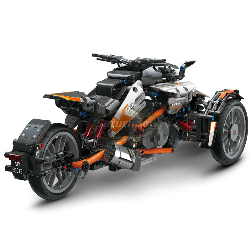 Moto Bombardier compatible avec briques LEGO Technic – Image 2