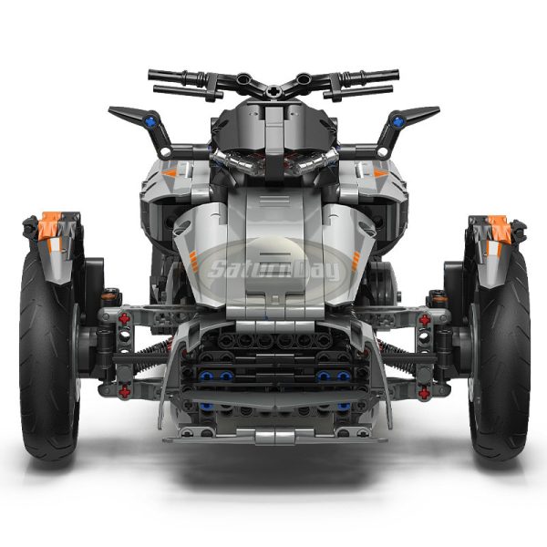 Moto Bombardier compatible avec briques LEGO Technic – Image 3