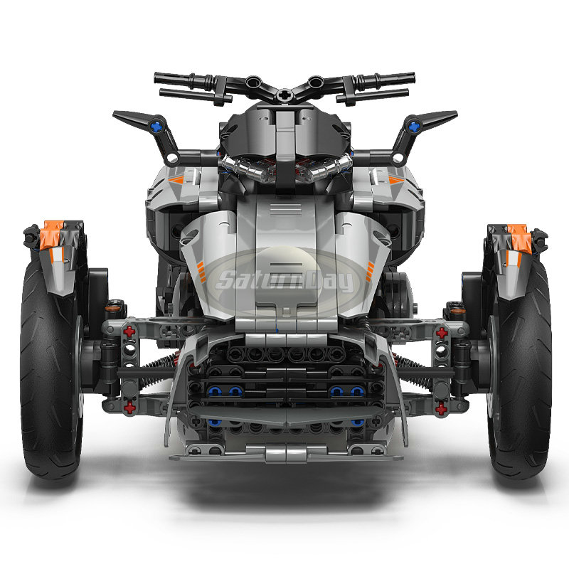 Moto Bombardier compatible avec briques LEGO Technic – Image 3