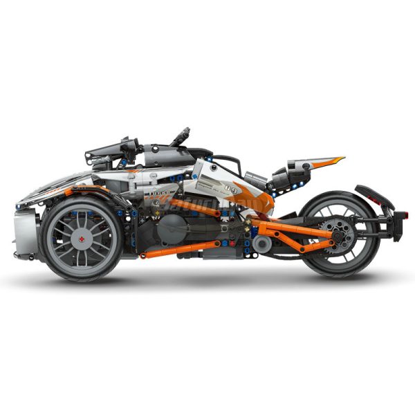 Moto Bombardier compatible avec briques LEGO Technic – Image 4