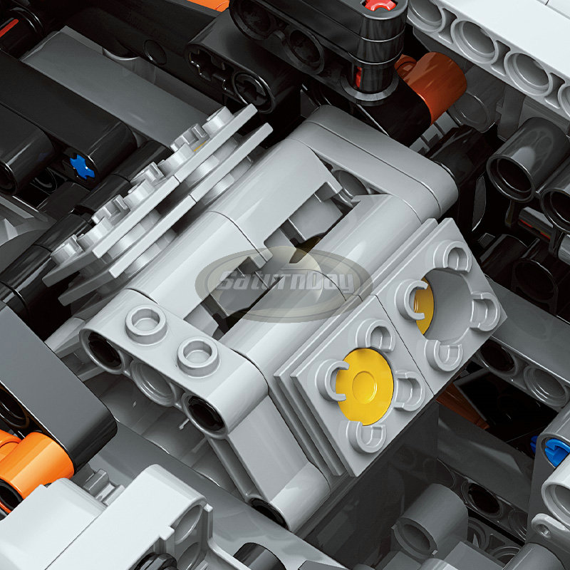 Moto Bombardier compatible avec briques LEGO Technic – Image 6