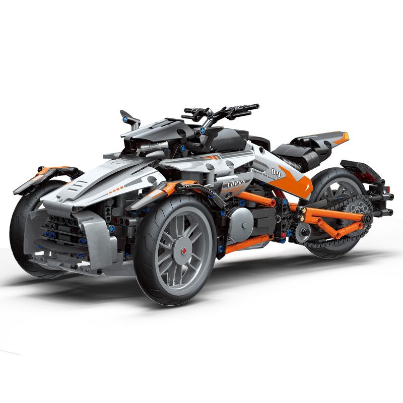 Moto Bombardier compatible avec briques LEGO Technic