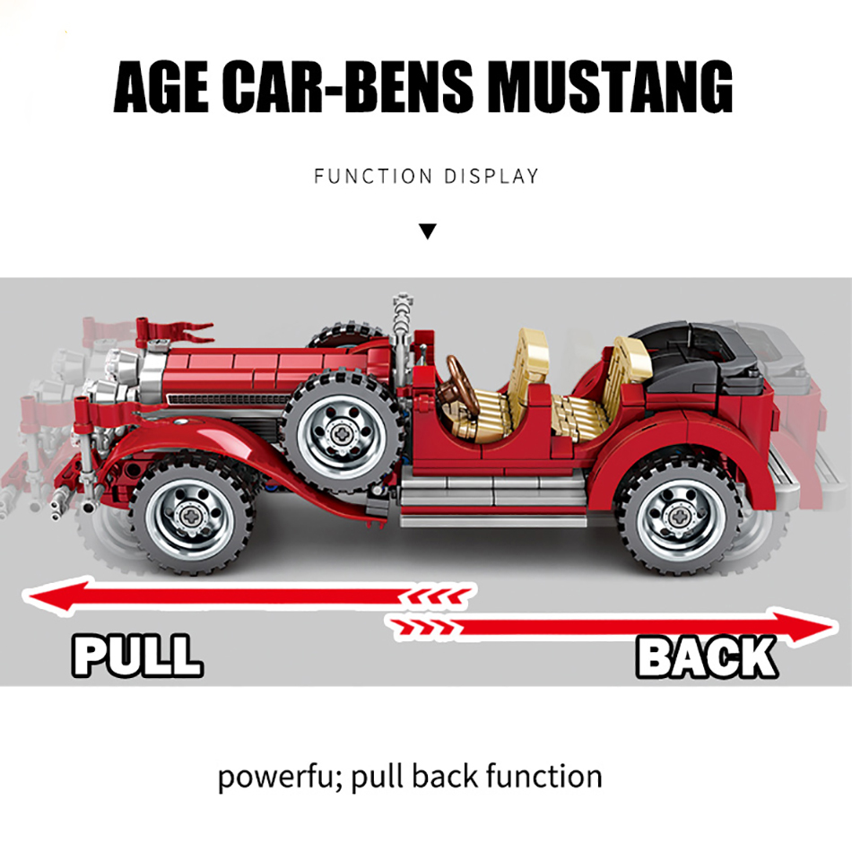 Lego Technic Voiture – Vintage Ford Mustang – Image 2