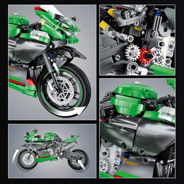 Lego Technic Kawasaki ZX-2SR – Image 4
