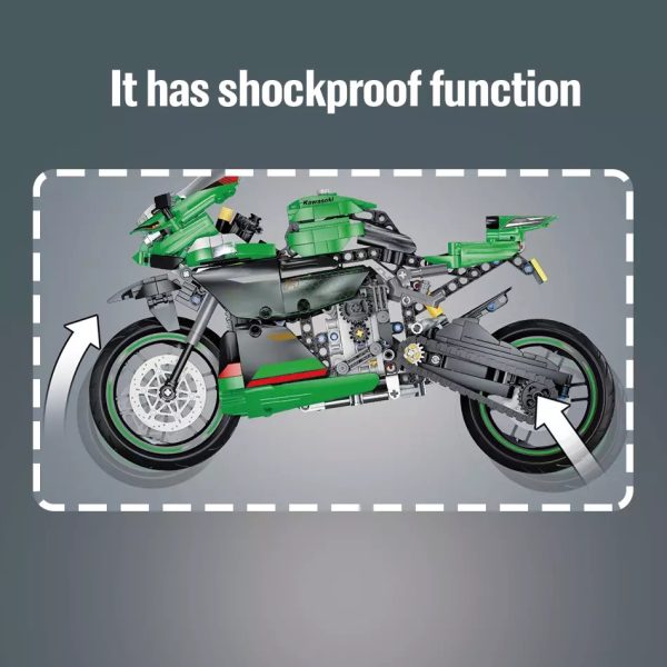 Lego Technic Kawasaki ZX-2SR – Image 5