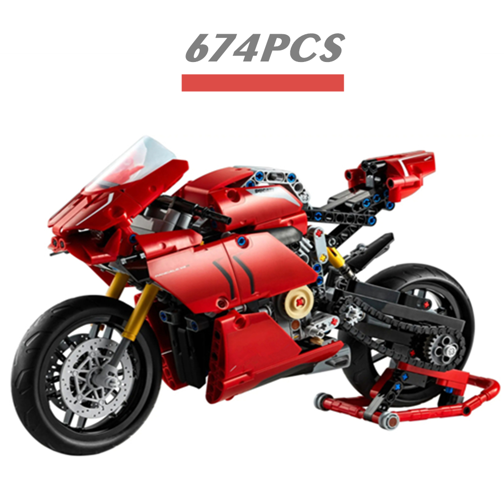 Moto pour enfants compatible avec briques LEGO Technic – Image 2