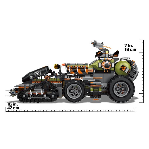 Lego Technic Voiture de chasse avec 8 Figurines – Image 4