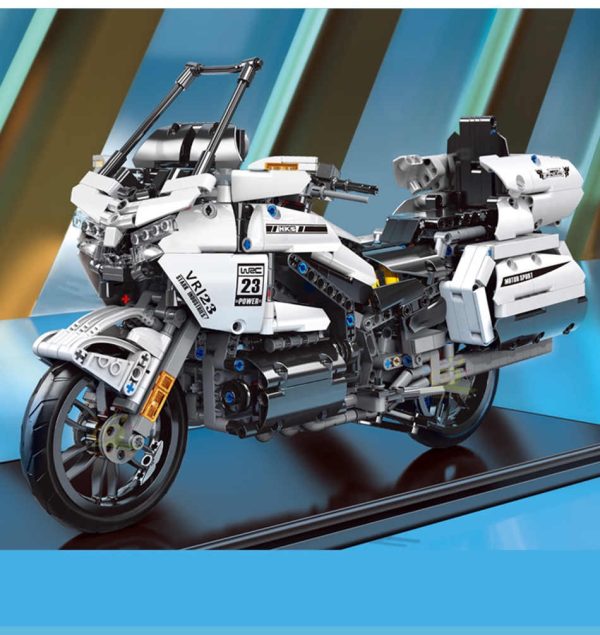Moto Yamaha Goldwing compatible avec briques LEGO Technic – Image 2