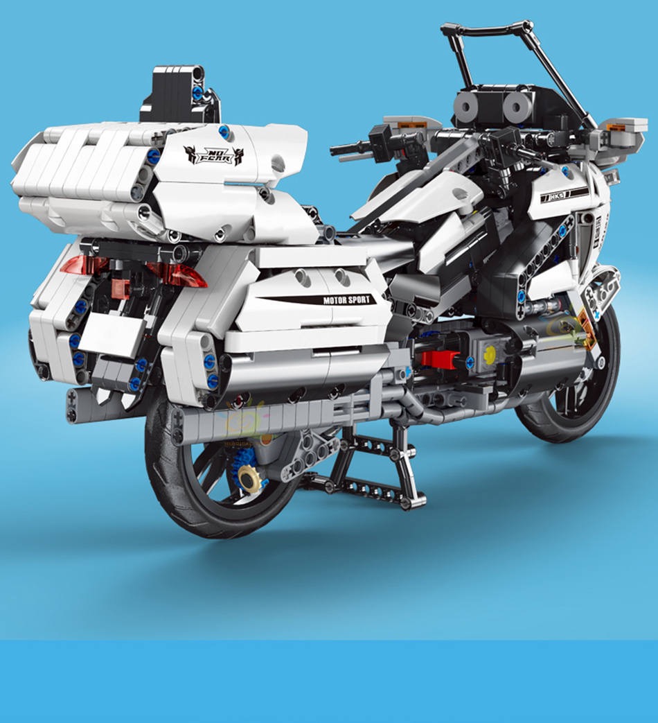 Moto Yamaha Goldwing compatible avec briques LEGO Technic – Image 3