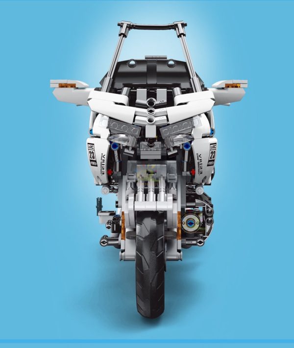 Moto Yamaha Goldwing compatible avec briques LEGO Technic – Image 4
