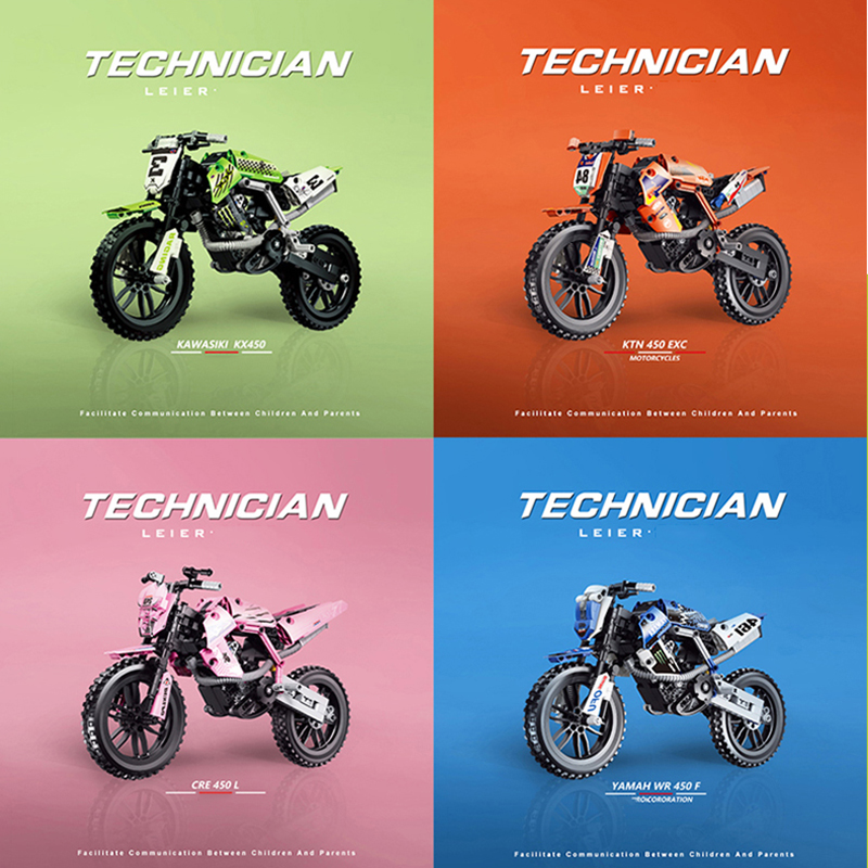 Kawasaki WR 450 F compatible avec briques LEGO Technic – Image 2
