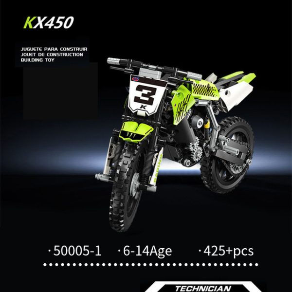 Kawasaki KX450 compatible avec briques LEGO Technic
