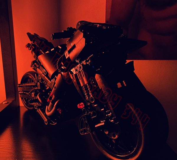 Moto de course compatible avec briques LEGO Technic – Image 2