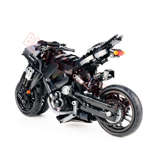 Moto de course compatible avec briques LEGO Technic – Image 3