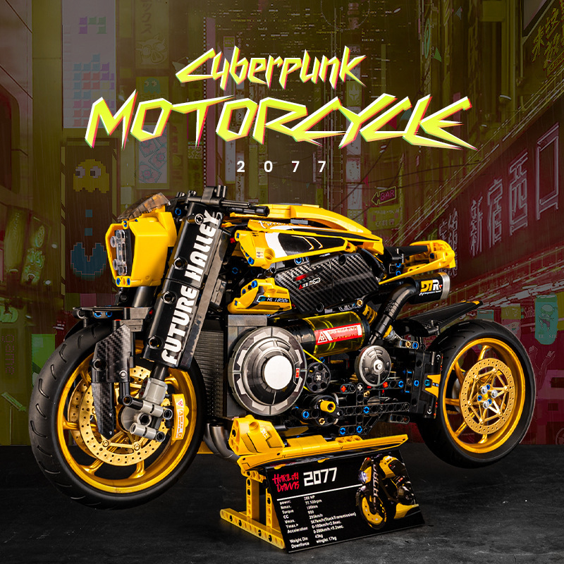 Moto Racing compatible avec briques LEGO Technic