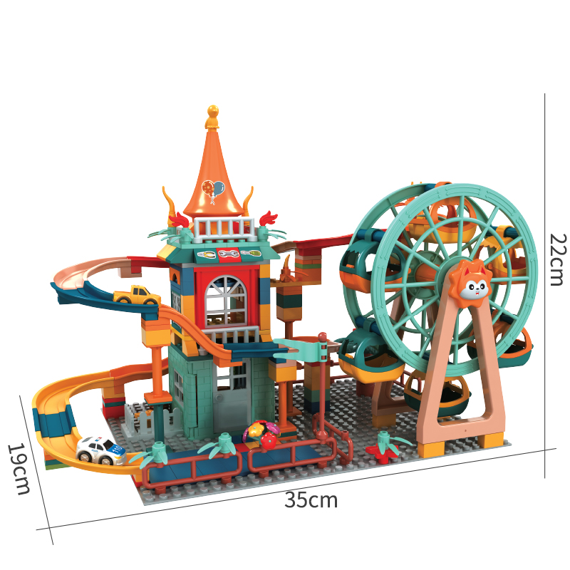Jouets éducatifs - Bloc de construction de château d'architecture – Image 2