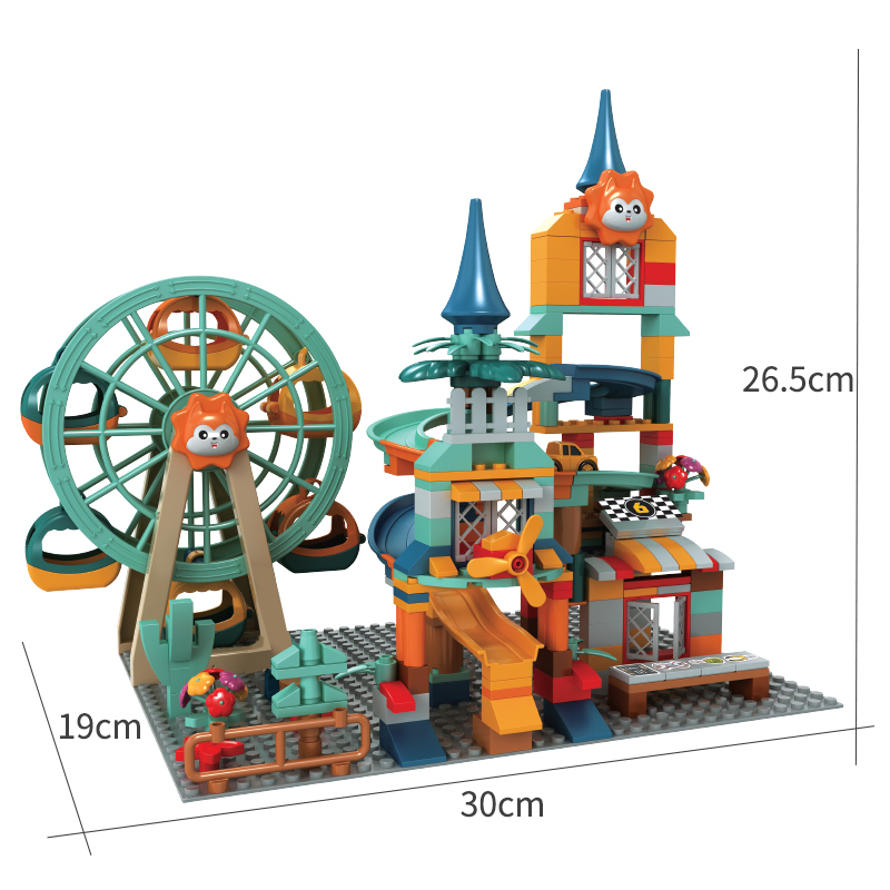 Jouets éducatifs - Bloc de construction de château d'architecture – Image 4