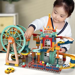 Jouets éducatifs - Bloc de construction de château d'architecture