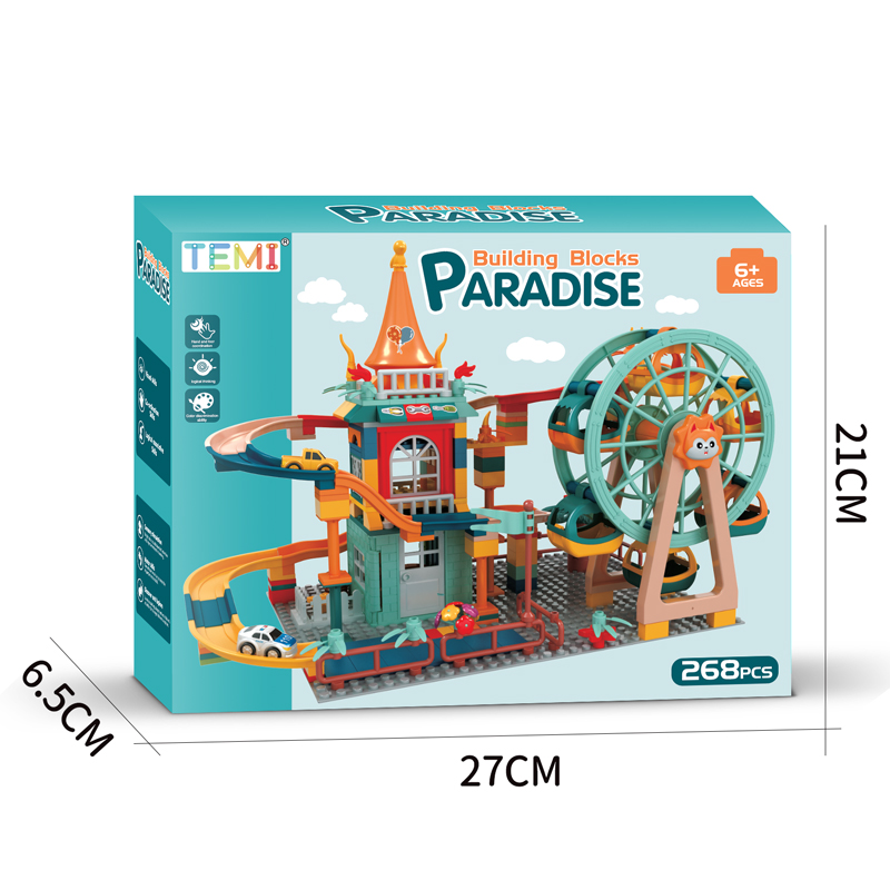 Jouets éducatifs - Bloc de construction de château d'architecture – Image 6