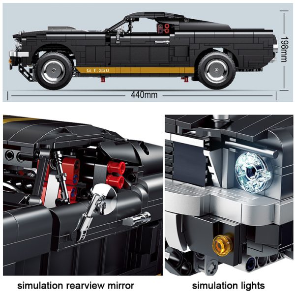 Doge GT350 compatible avec briques LEGO Technic - 1817 Pcs – Image 5