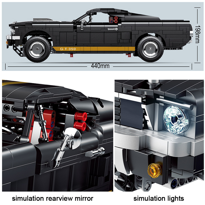 Doge GT350 compatible avec briques LEGO Technic - 1817 Pcs – Image 5
