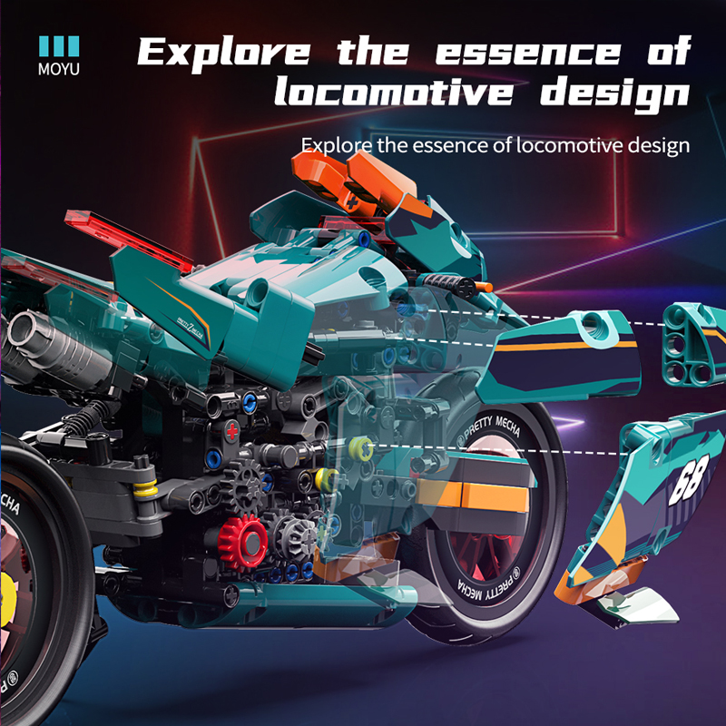 Lego Moto Technic GP – Image 5