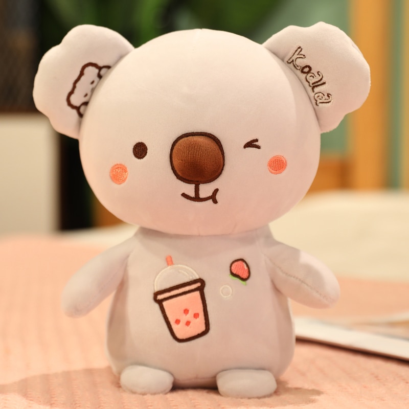 Peluche Koala avec Bubble Tea Jaune – Image 4