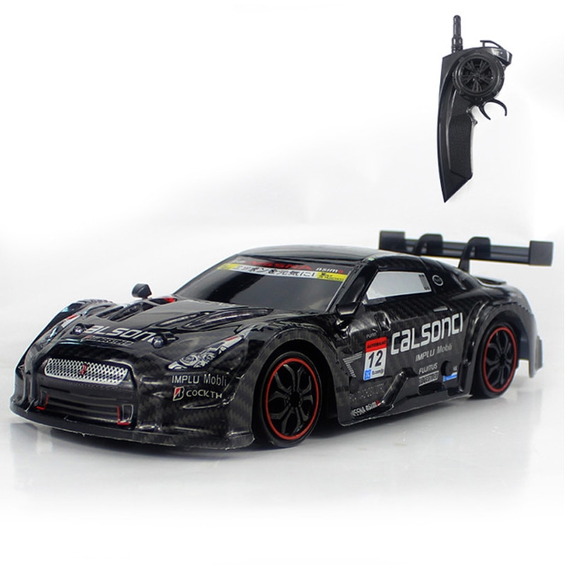 Voiture télécommandée GTR Noir tout-terrain 1/16