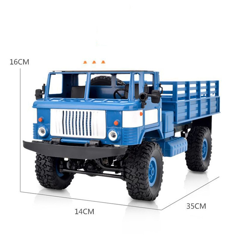 Camion télécommandé Militaire GAZ-66 tout terrain Bleu – Image 3