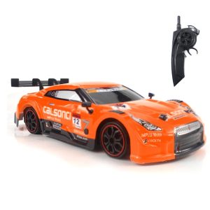 Voiture télécommandée à la dérive Orange 1/16