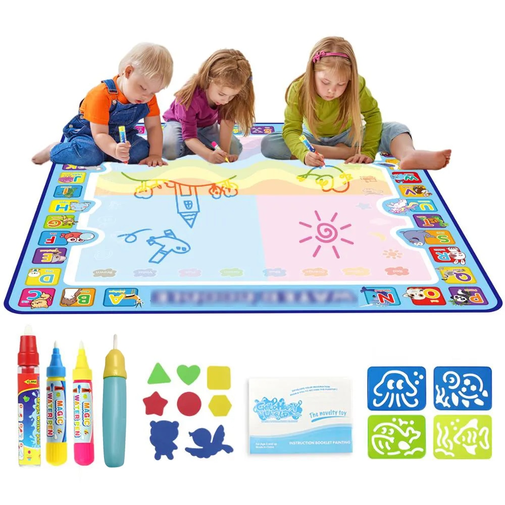 Jouets éducatifs - Tapis de gribouillage à colorier
