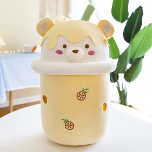 Bubble Tea - Ours en peluche Jaune de 25-40cm