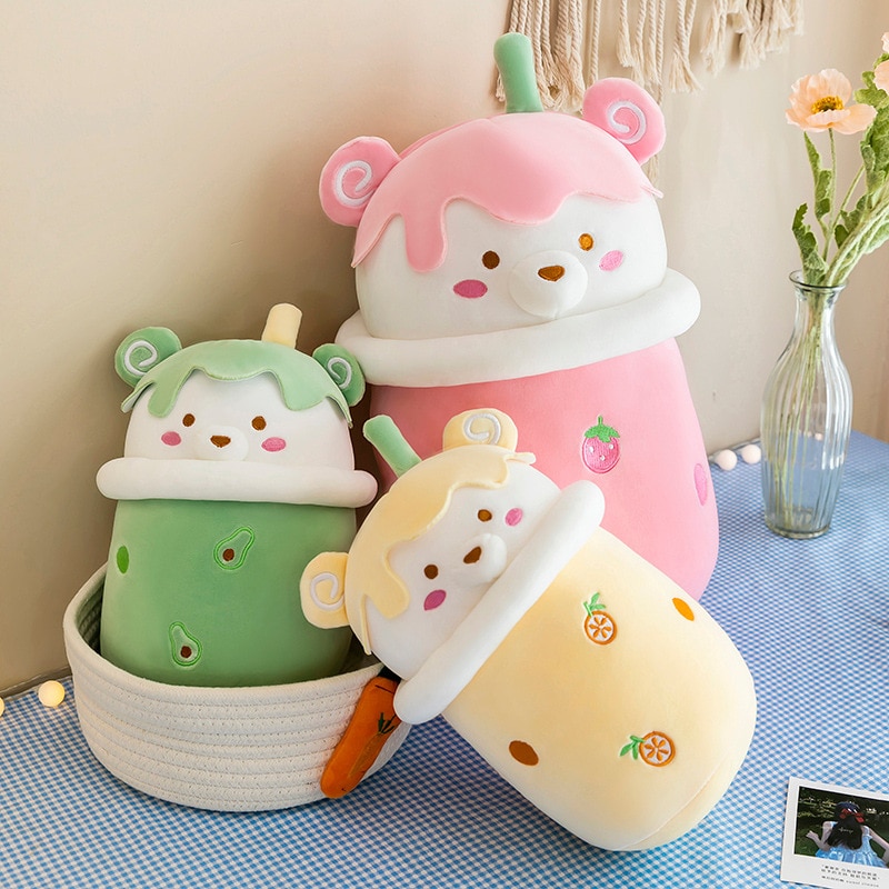 Bubble Tea - Ours en peluche Vert de 25-40cm – Image 2