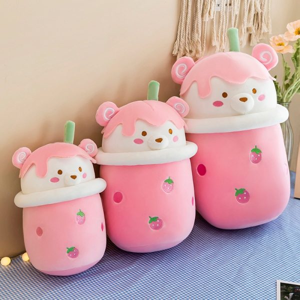 Bubble Tea - Ours en peluche Rose de 25-40cm – Image 2
