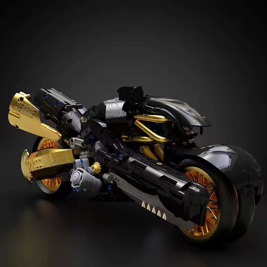 Moto Final Fantasy compatible avec briques LEGO Technic – Image 3